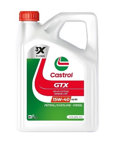 Olej 15w40 Castrol gtx high mileage 4l